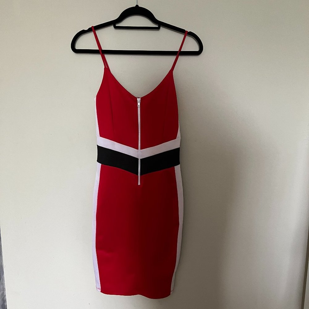 racer zipper front dress